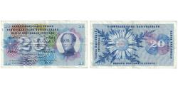 World Coins - Banknote, Switzerland, 20 Franken, 1968, 1968-05-15, KM:46p, VF(20-25)
