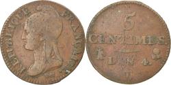 World Coins - Coin, France, Dupré, 5 Centimes, AN 4, Limoges, , Bronze, KM:635.2