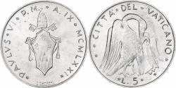 World Coins - Vatican, Paul VI, 5 Lire, 1971 (Anno IX), Rome, Aluminum, , KM:118