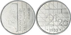 World Coins - Coin, Netherlands, 2-1/2 Gulden, 1983