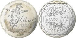 World Coins - France, 10 Euro, Sempé - Été - Liberté, 2014, Paris, Silver,