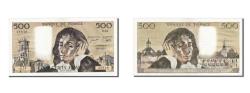 World Coins - Banknote, France, 500 Francs, 500 F 1968-1993 ''Pascal'', 1975, 1975-11-06