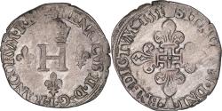 World Coins - Coin, France, Henri II, Sol Parisis, 1551, Paris, , Billon
