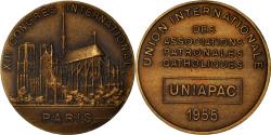 World Coins - France, Token, UNIAPAC, XIIème Congrès International, Paris, 1955,
