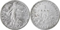 World Coins - Coin, France, Semeuse, Franc, 1898, Paris, , Silver, KM:844.1