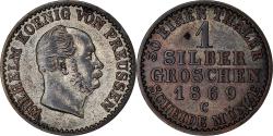 World Coins - Coin, German States, PRUSSIA, Wilhelm I, Groschen, 1869, Frankfurt,
