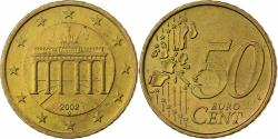 World Coins - Germany, 50 Euro Cent, 2002, Karlsruhe, Nordic gold,