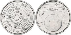 World Coins - Turkey, Kurus, Mercury, 2022, Istanbul, Aluminum,