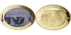 World Coins - France, Medal, 70ème Anniversaire du Débarquement de Normandie, D-DAY, 2014