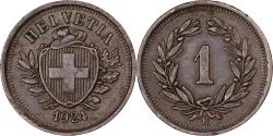 World Coins - Switzerland, Rappen, 1924, Bern, Bronze, , KM:3.2