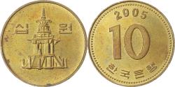 World Coins - Coin, Korea, 10 Won, 2005