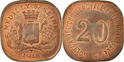World Coins - Coin, France, Solidarité Commerciale et Industrielle, Neuilly-sur-Seine, 20