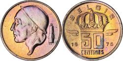 World Coins - Belgium, Baudouin I, 50 Centimes, 1975, , Bronze, KM:145
