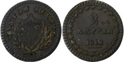 World Coins - SWISS CANTONS, SCHWYZ, 2 Rappen, 1812, Bern, Billon, , KM:62