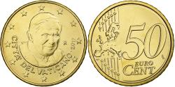 World Coins - VATICAN CITY, Benedict XVI, 50 Euro Cent, 2011, Rome, Brass, , KM:387