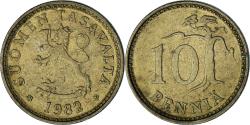 World Coins - Finland, 10 Pennia, 1982
