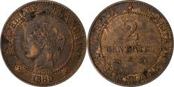 World Coins - France, 2 Centimes, Cérès, 1889, Paris, Bronze, , Gadoury:105