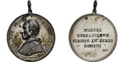 World Coins - Vatican, Medal, Le Pape Léon XIII, Silvered bronze, Blanchi,