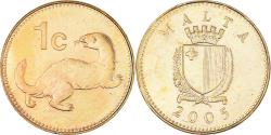World Coins - Coin, Malta, Cent, 2005, British Royal Mint, , Nickel-brass, KM:93
