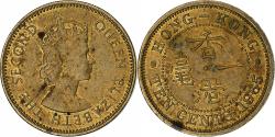 World Coins - Hong Kong, 10 Cents, 1965