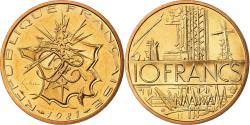 World Coins - Coin, France, Mathieu, 10 Francs, 1981, Paris, , Nickel-brass, KM:940