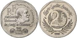 World Coins - France, 2 Francs, Droits de l'Homme, 1998, Paris, Nickel, , Gadoury:551