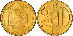 World Coins - Coin, Czechoslovakia, 20 Haleru, 1987, , Nickel-brass, KM:74