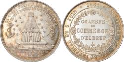 World Coins - France, Token, Chambre de Commerce d'Elbeuf, 1861, Lecomte, , Silver