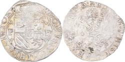 World Coins - Spanish Netherlands, Philip II, 4 Patards, 1593, Tournai, Billon,
