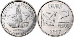 World Coins - Argentina, 2 Pesos, 2007, Copper-nickel, , KM:145