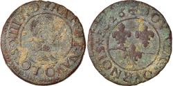 World Coins - Coin, France, Louis XIII, Double tournois, buste juvénile, Double Tournois