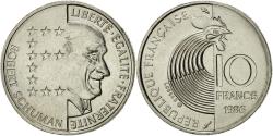 World Coins - Coin, France, Schumann, 10 Francs, 1986, Paris, , Nickel, KM:958