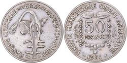 World Coins - Coin, West African States, 50 Francs, 1981