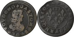 World Coins - Principality of Dombes, Gaston d'Orléans, Double Tournois, 1642, Trévoux