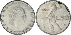 World Coins - Coin, Italy, 50 Lire, 1990, Rome, , Stainless Steel, KM:95.2