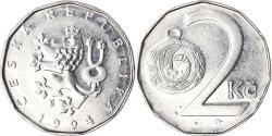 World Coins - Coin, Czech Republic, 2 Koruny, 1994
