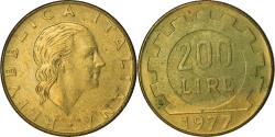 World Coins - Coin, Italy, 200 Lire, 1977, Rome, , Aluminum-Bronze, KM:105