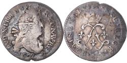 World Coins - Coin, France, Louis XIV, 4 Sols aux 2 L, 4 Sols 2 Deniers, 1692, Troyes