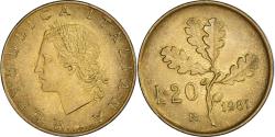 World Coins - Coin, Italy, 20 Lire, 1981, Rome, , Aluminum-Bronze, KM:97.2