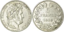 World Coins - Coin, France, Louis-Philippe, 5 Francs, 1848, Strasbourg, , Silver