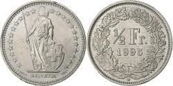 World Coins - Switzerland, 1/2 Franc, 1995, Bern, Copper-nickel, , KM:23a.3