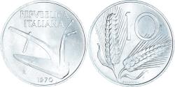 World Coins - Coin, Italy, 10 Lire, 1970, Rome, , Aluminum, KM:93
