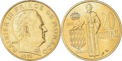 World Coins - Coin, Monaco, Rainier III, 20 Centimes, 1974, , Aluminum-Bronze