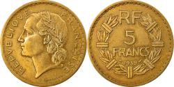 World Coins - Coin, France, Lavrillier, 5 Francs, 1939, Paris, , Aluminum-Bronze