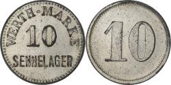 World Coins - Germany, Werth-Mark, 10 Pfennig, SENNELAGER, , Nickel plated zinc