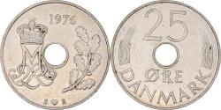 World Coins - Coin, Denmark, Margrethe II, 25 Öre, 1976, Copenhagen,