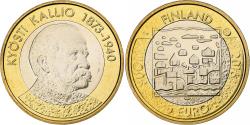 World Coins - Finland, 5 Euro, Kyosti Kallio, 2016, Vantaa, Bi-Metallic, , KM:290