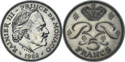 World Coins - Coin, Monaco, 5 Francs, 1982