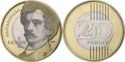 World Coins - Hungary, 200 Forint, Petőfi Sándor, 2023, Budapest, Bi-Metallic,
