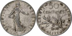 World Coins - Coin, France, Semeuse, 50 Centimes, 1902, Paris, , Silver, KM:854